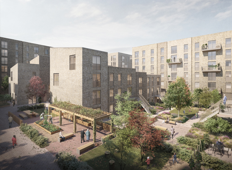 Architects increase affordable homes in Fountainbridge proposals
