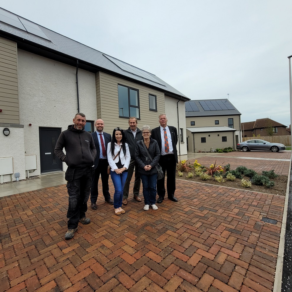 Residents move into £1.4m housing development at Montrose’s Coronation Gardens