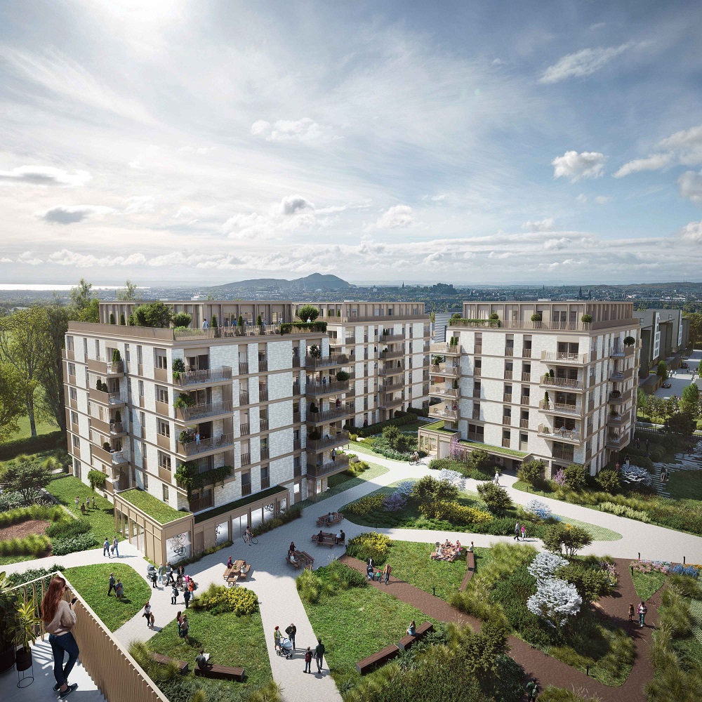 Artisan unveils images of proposed Edinburgh green neighbourhood