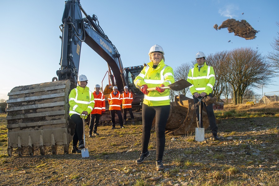 Work begins on three sites for new Gold Standard Aberdeen council houses