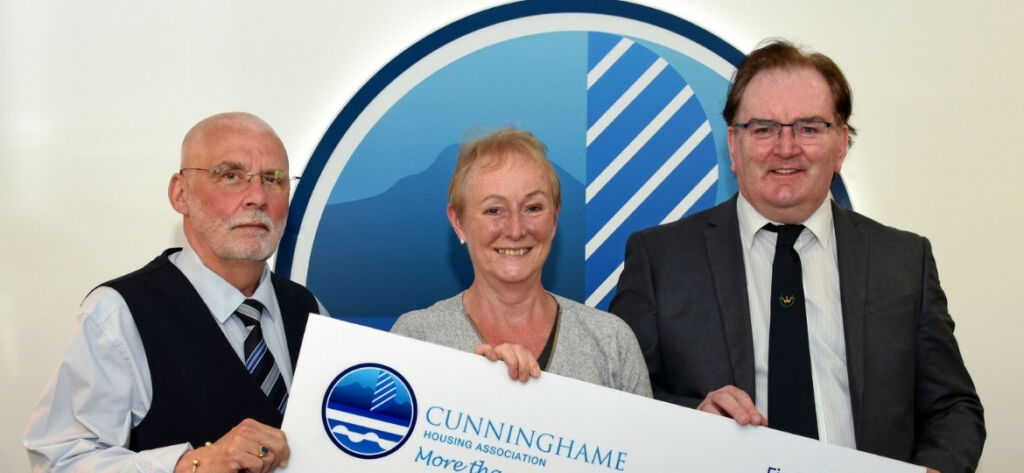 Cunninghame Housing Association awards £1,000 to Ardrossan Community Development Trust