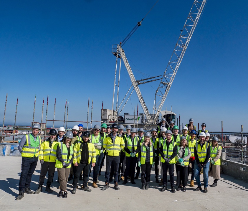 Edinburgh student development reaches topping out milestone