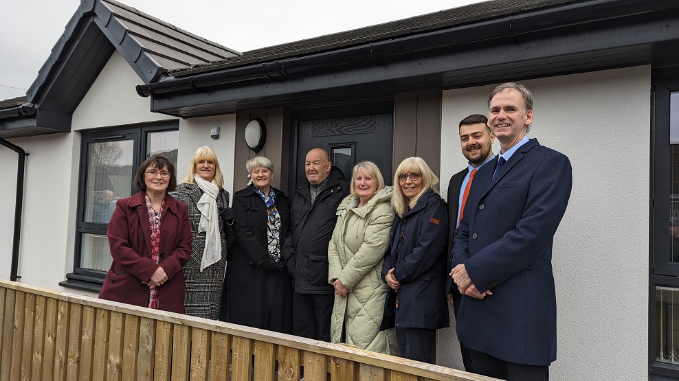 Council housing development officially opens in Stevenston