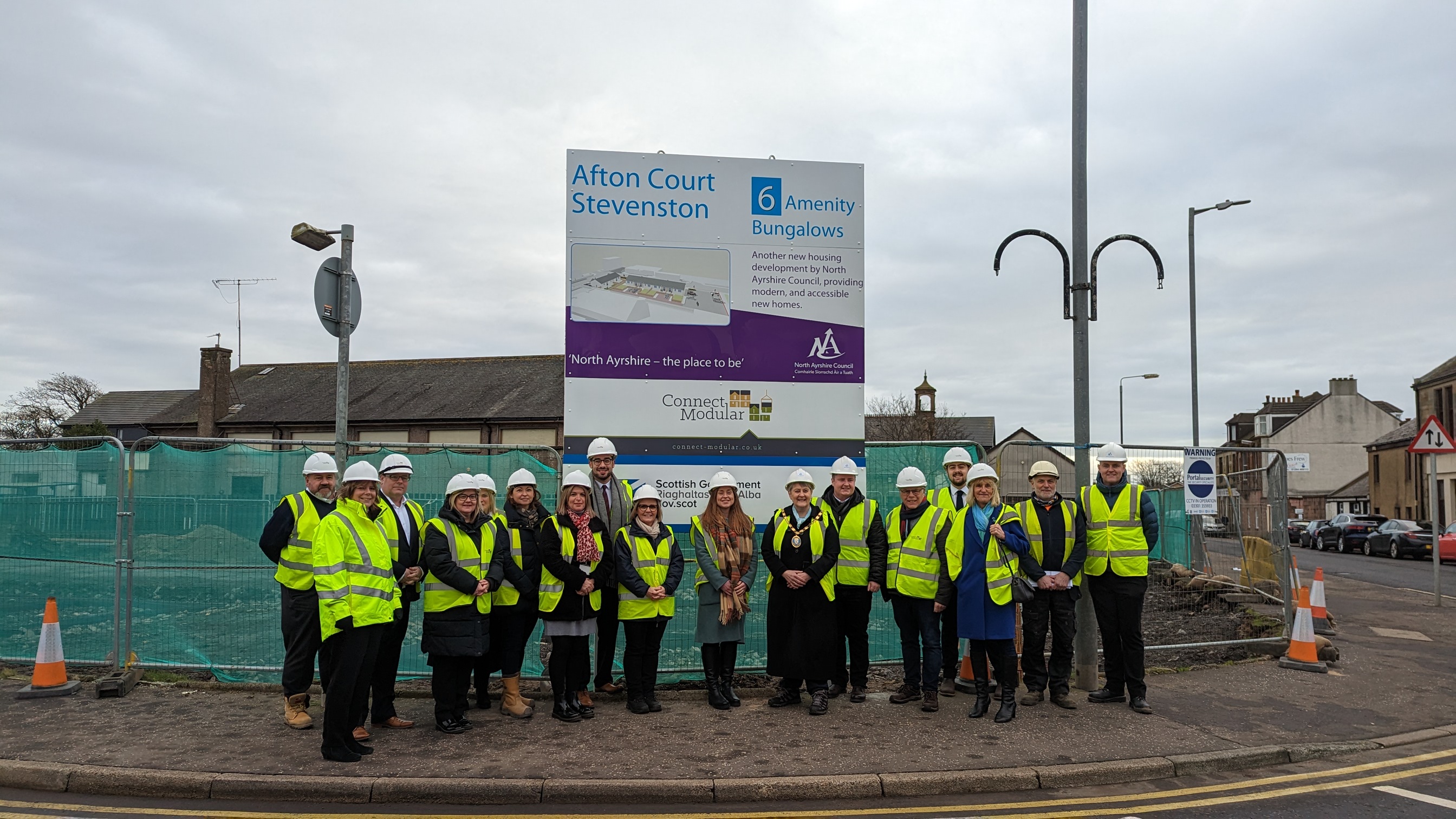 Works start on new council houses in Stevenston