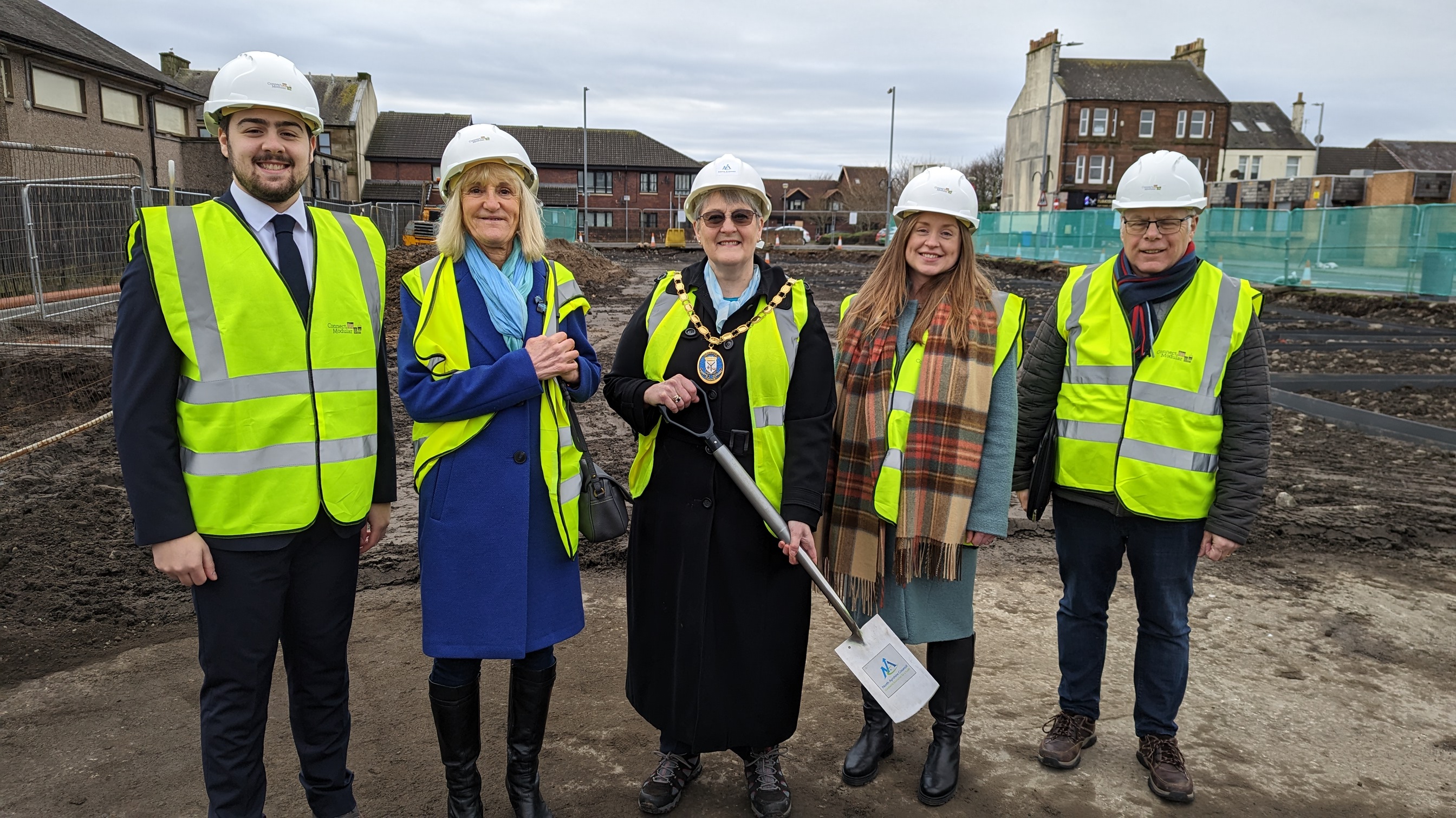 Works start on new council houses in Stevenston