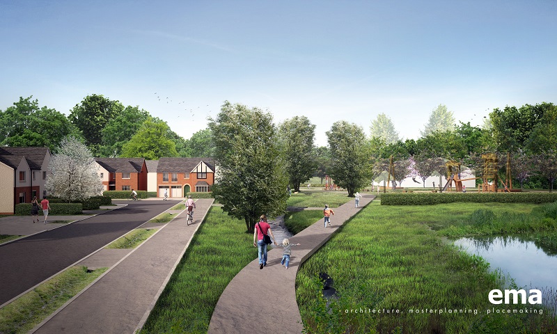 Planning permission approved for new 340-home neighbourhood at Almond Valley