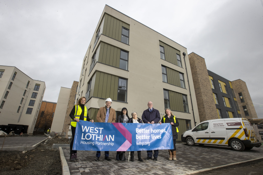 Council leader sees new WLHP homes in Livingston take shape