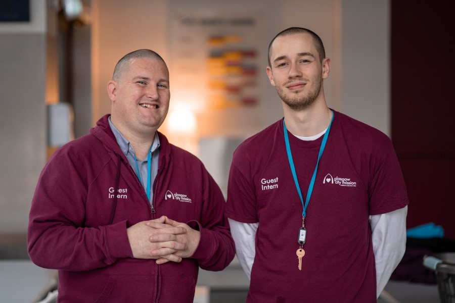 Glasgow City Mission hails success as four men start new jobs