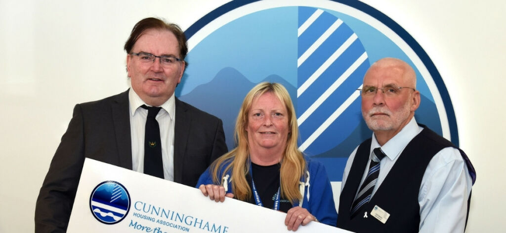 Cunninghame Housing Association awards £1,000 to Ardrossan Community Association