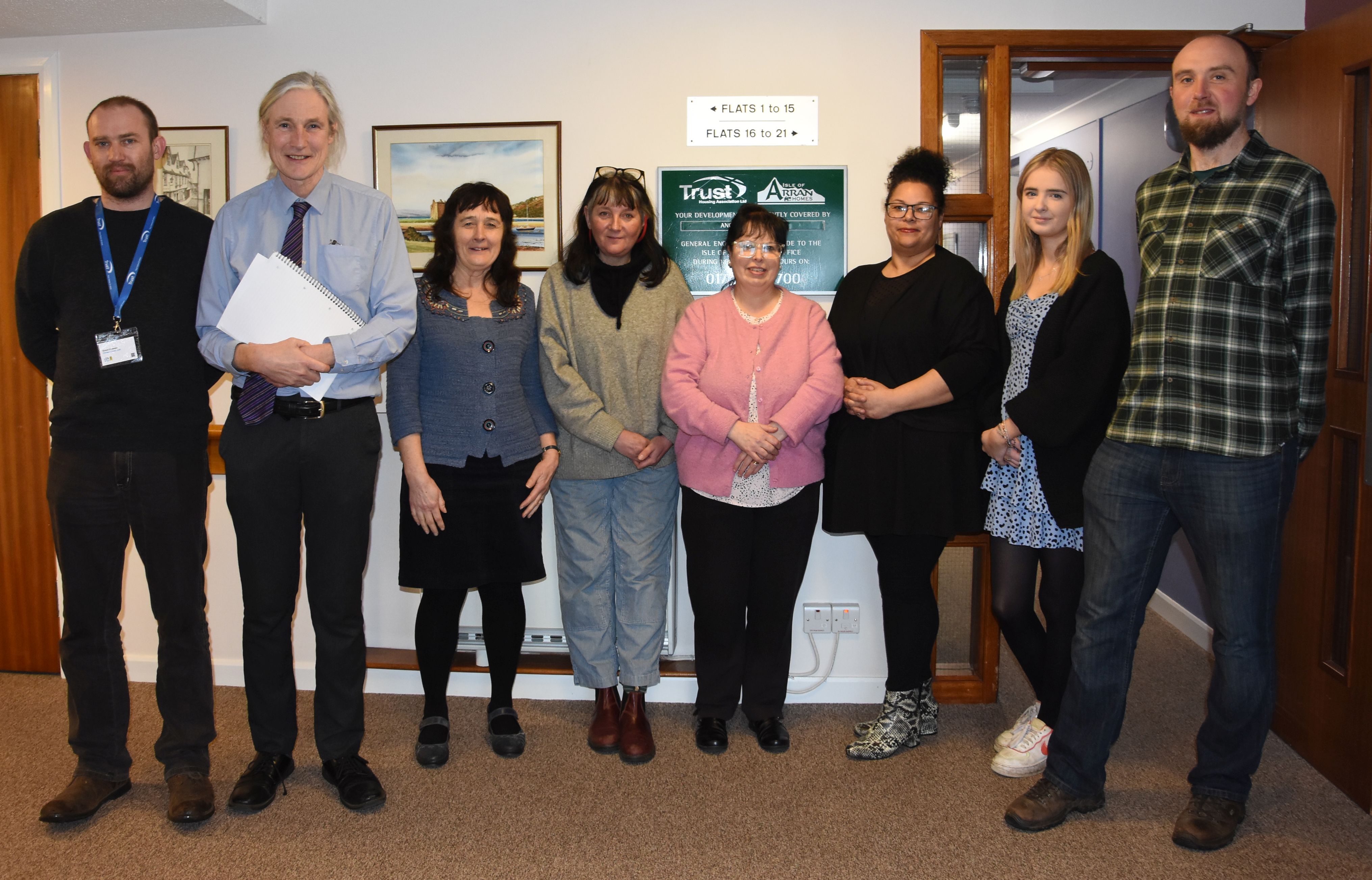 Trust Housing Association secures grant funding to support Arran community
