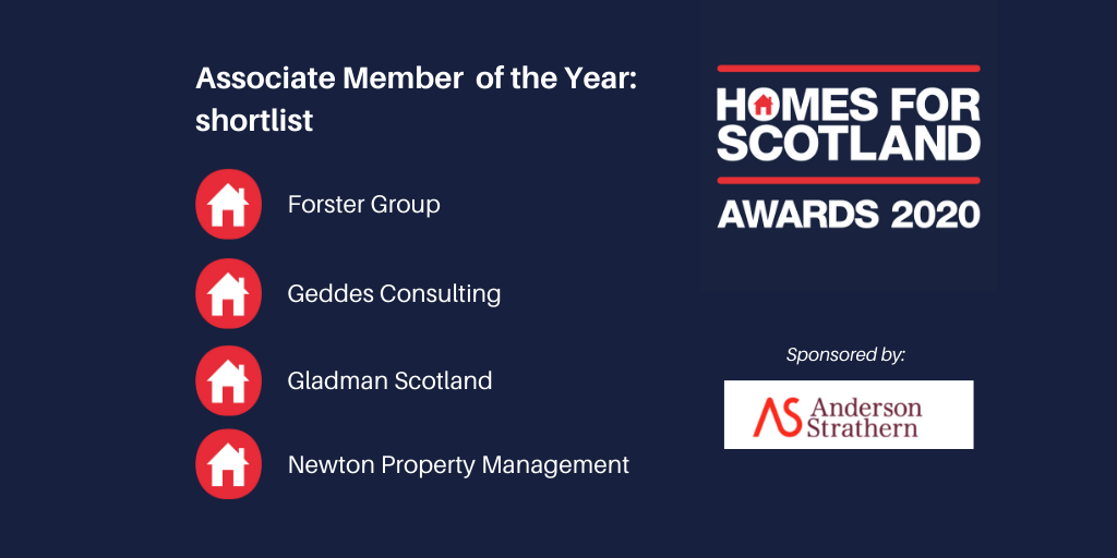 Homes for Scotland 2020 Awards: Associate Member of the Year shortlist