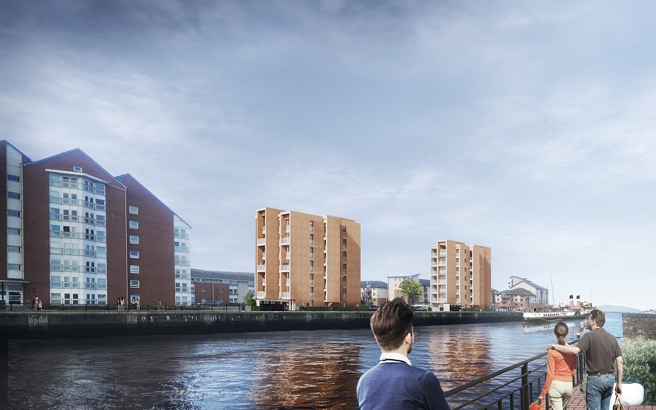 Ayrshire Housing Association submits plans for 40 flats on Ayr's harbourside