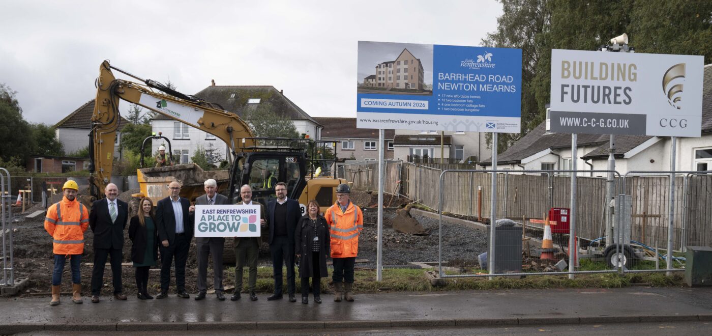 Work begins on council homes in Newton Mearns