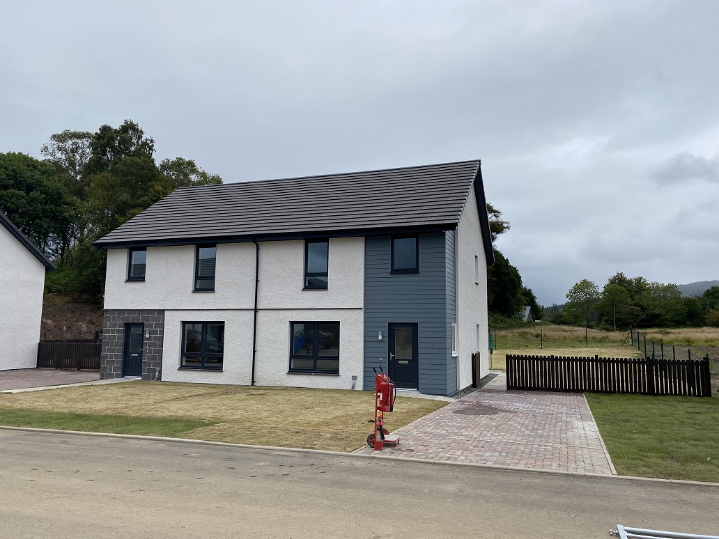 Housing association completes new homes in Barcaldine