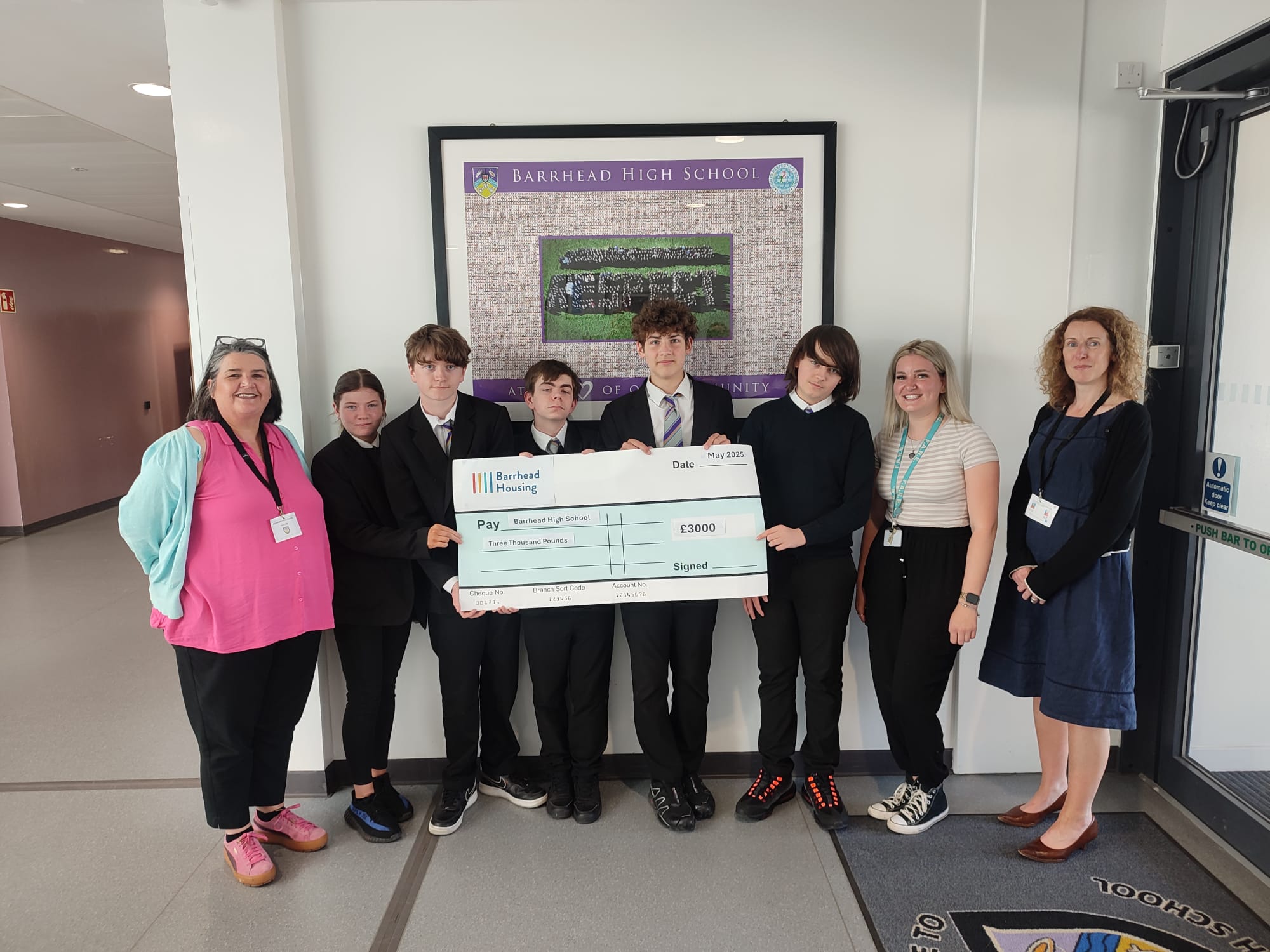 Barrhead Housing donates £6,000 to projects selected by school pupils