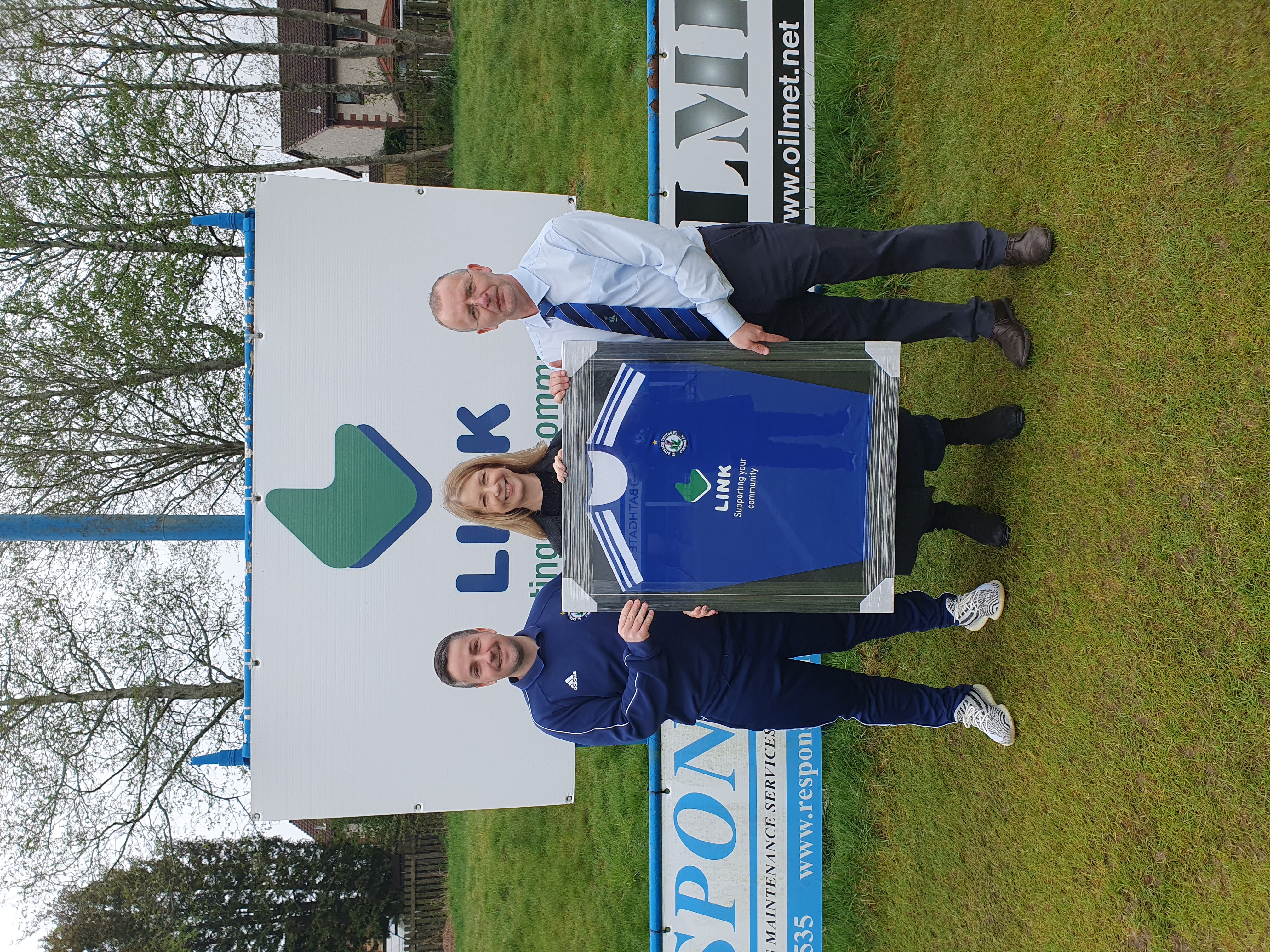 Link Group continues to support junior football club Bathgate Thistle