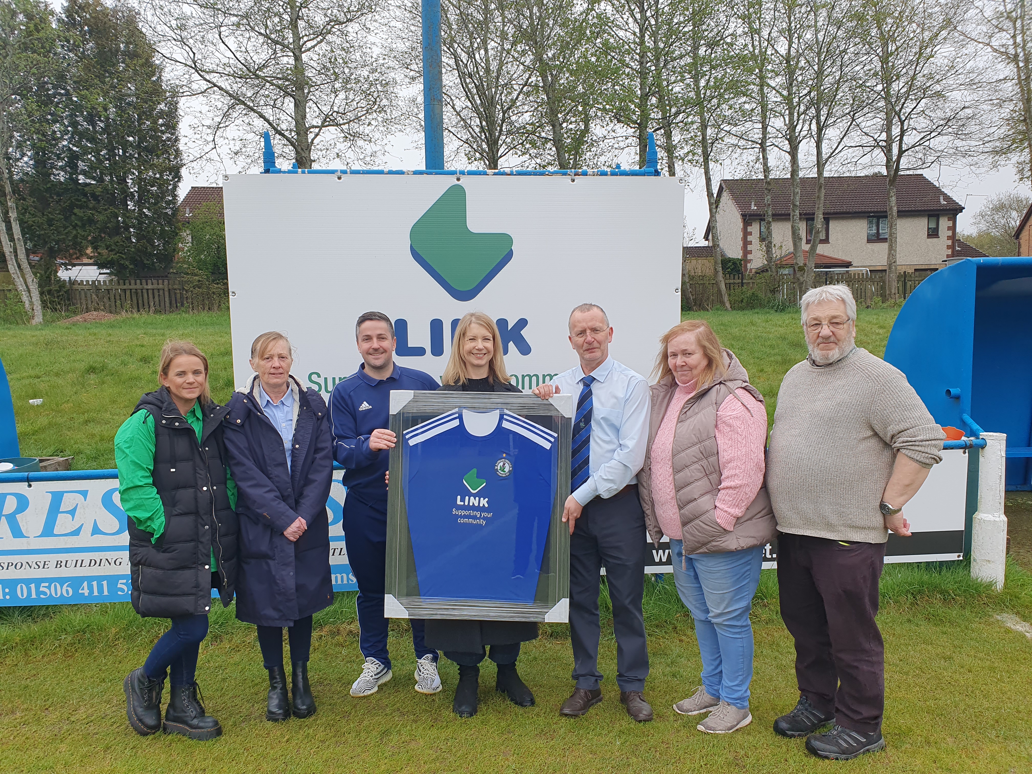 Link Group continues to support junior football club Bathgate Thistle