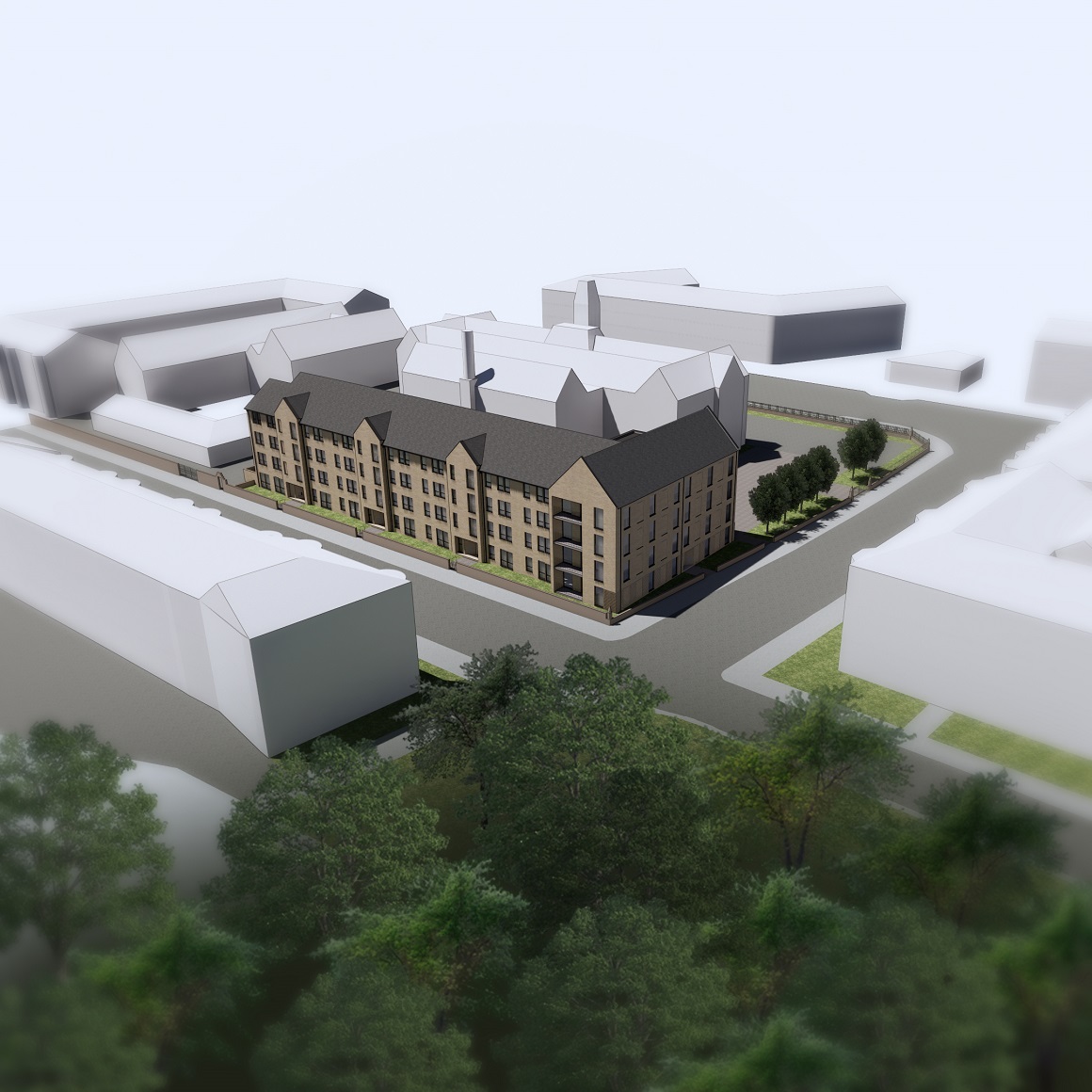 New social housing approved for Glasgow's Bellahouston Academy site