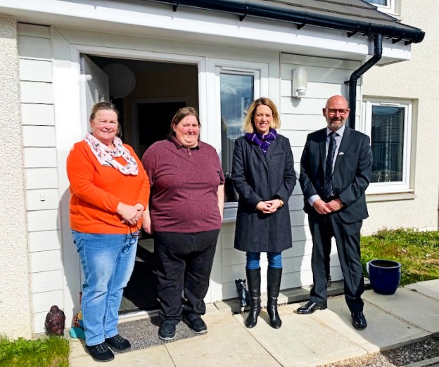 Local MSP visits Kingdom Housing Association's Bonnybank development