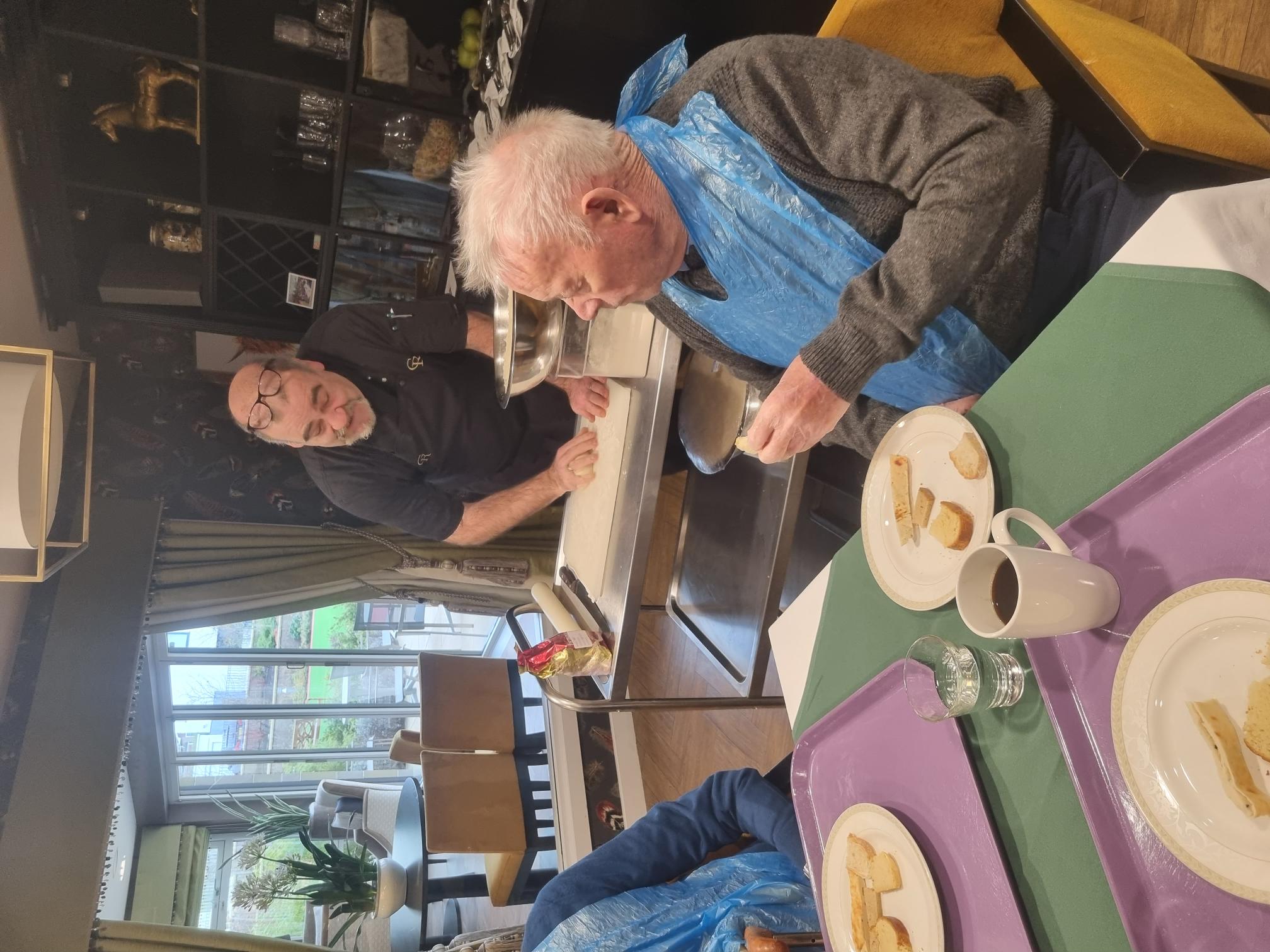 Edinburgh care home residents enjoy new cooking class