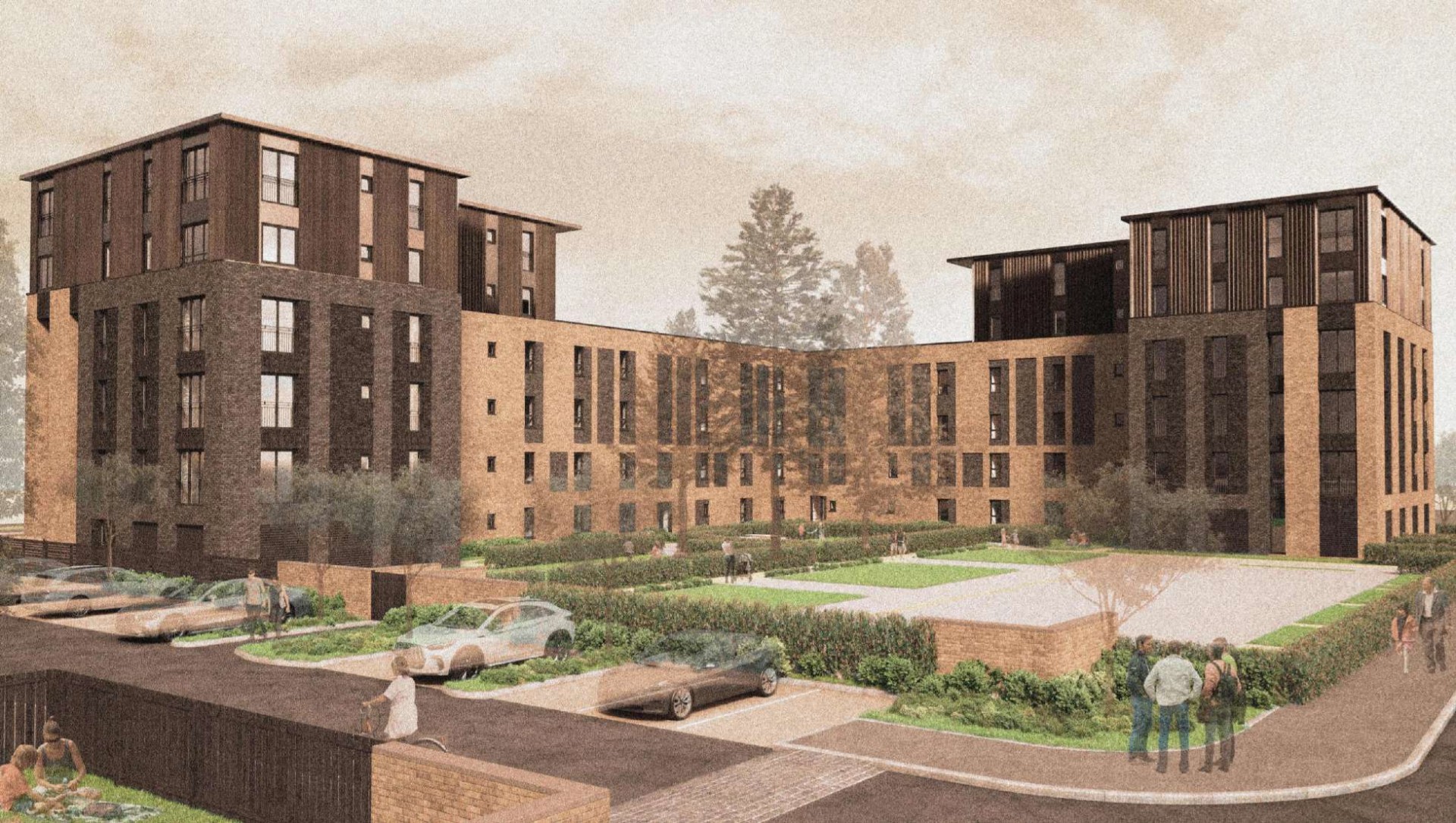 Designs revealed for 173-home Dalmarnock plans