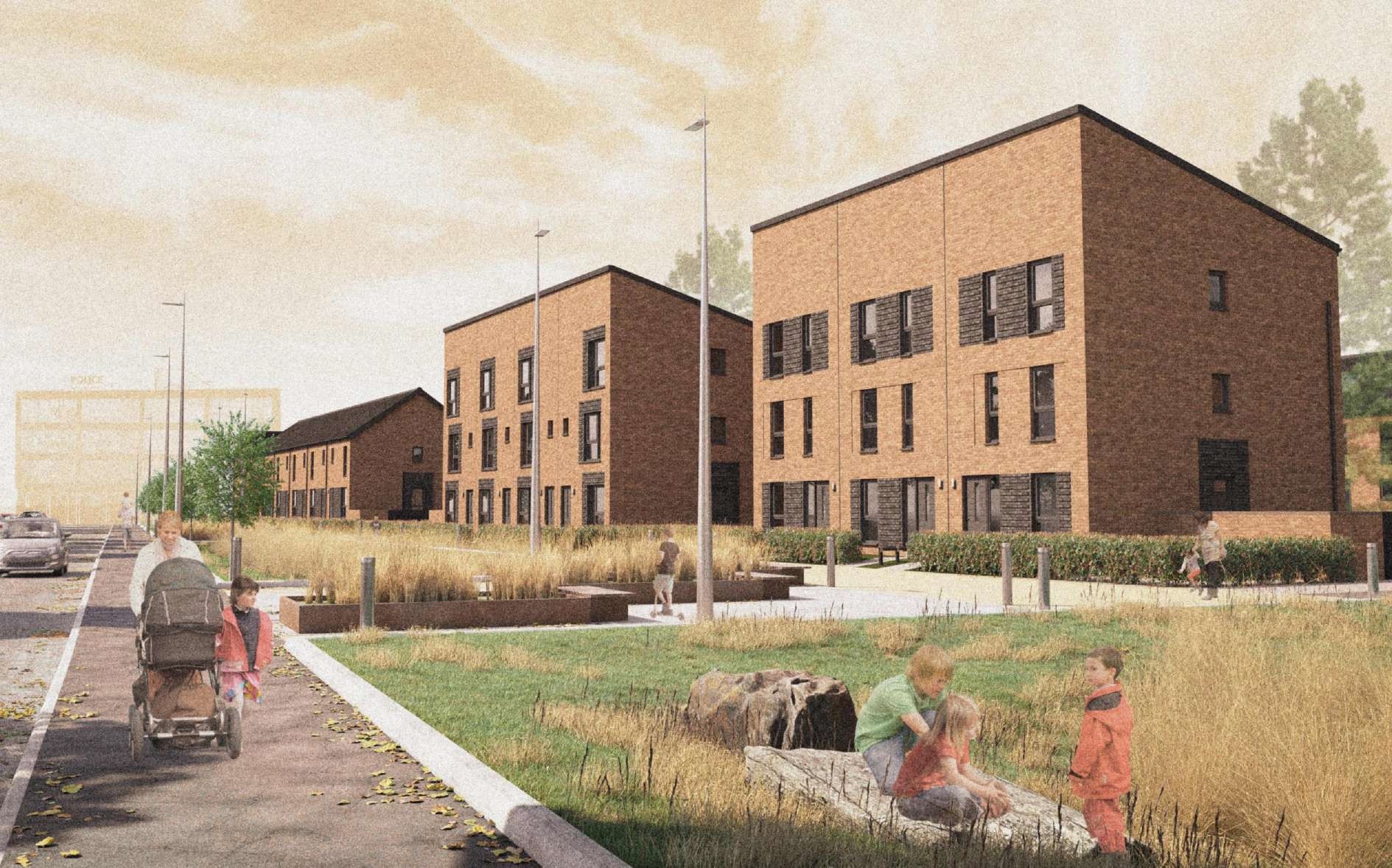 Designs revealed for 173-home Dalmarnock plans