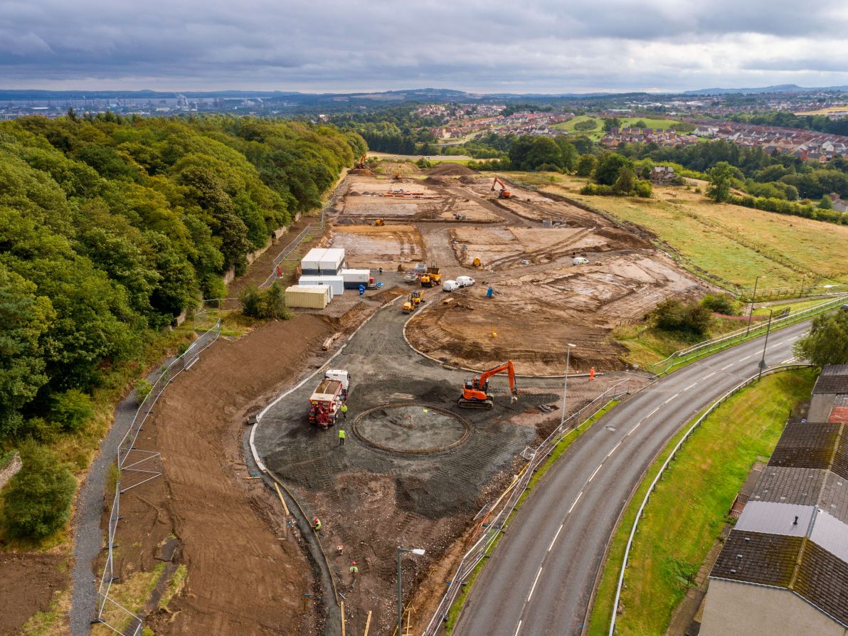 Work begins on 111 social homes in Hallglen