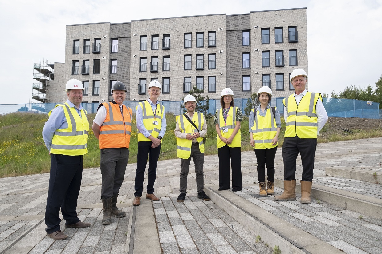 Zero carbon buildings minister checks progress at Scotland’s largest Passivhaus development