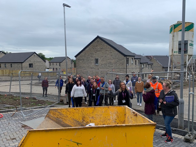 Caledonia shows UK housing professionals around Bellsmyre development