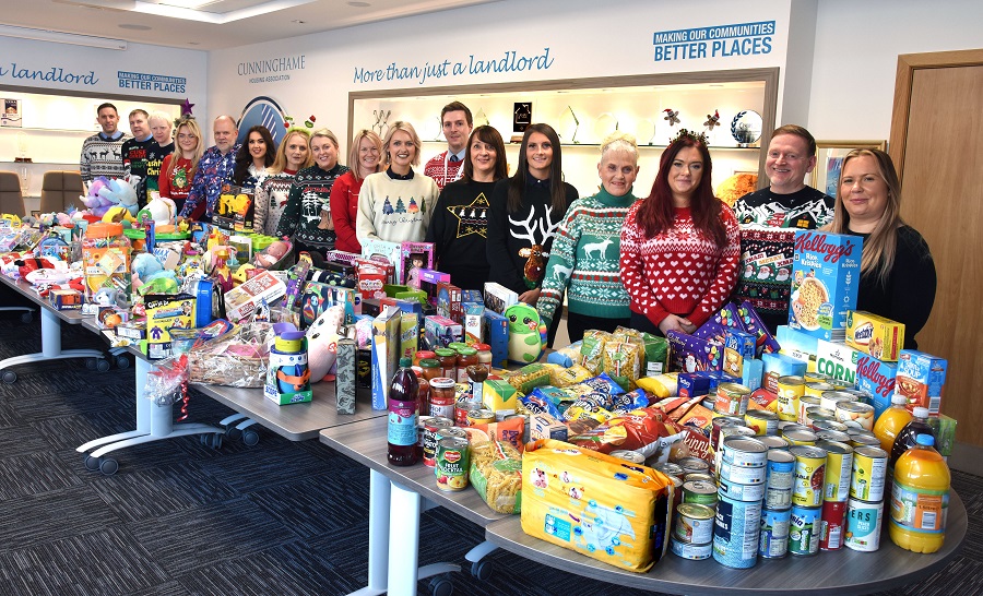 Cunninghame staff show generous support for local charities