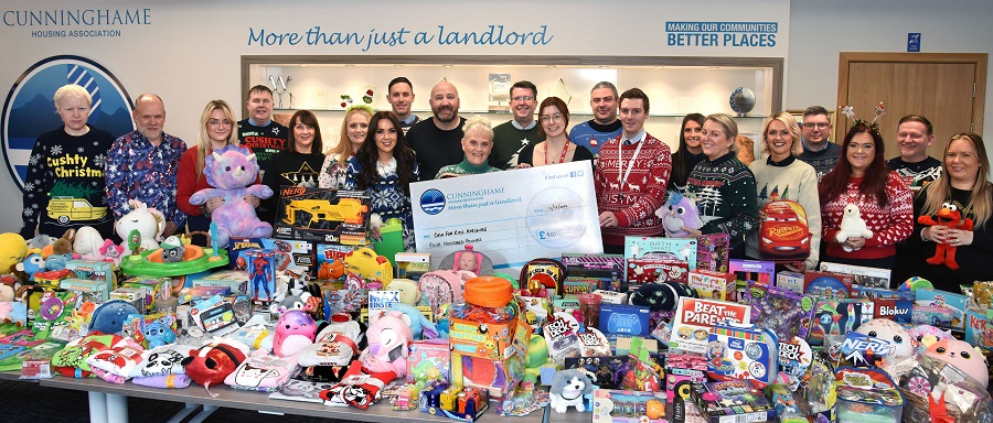 Cunninghame staff show generous support for local charities