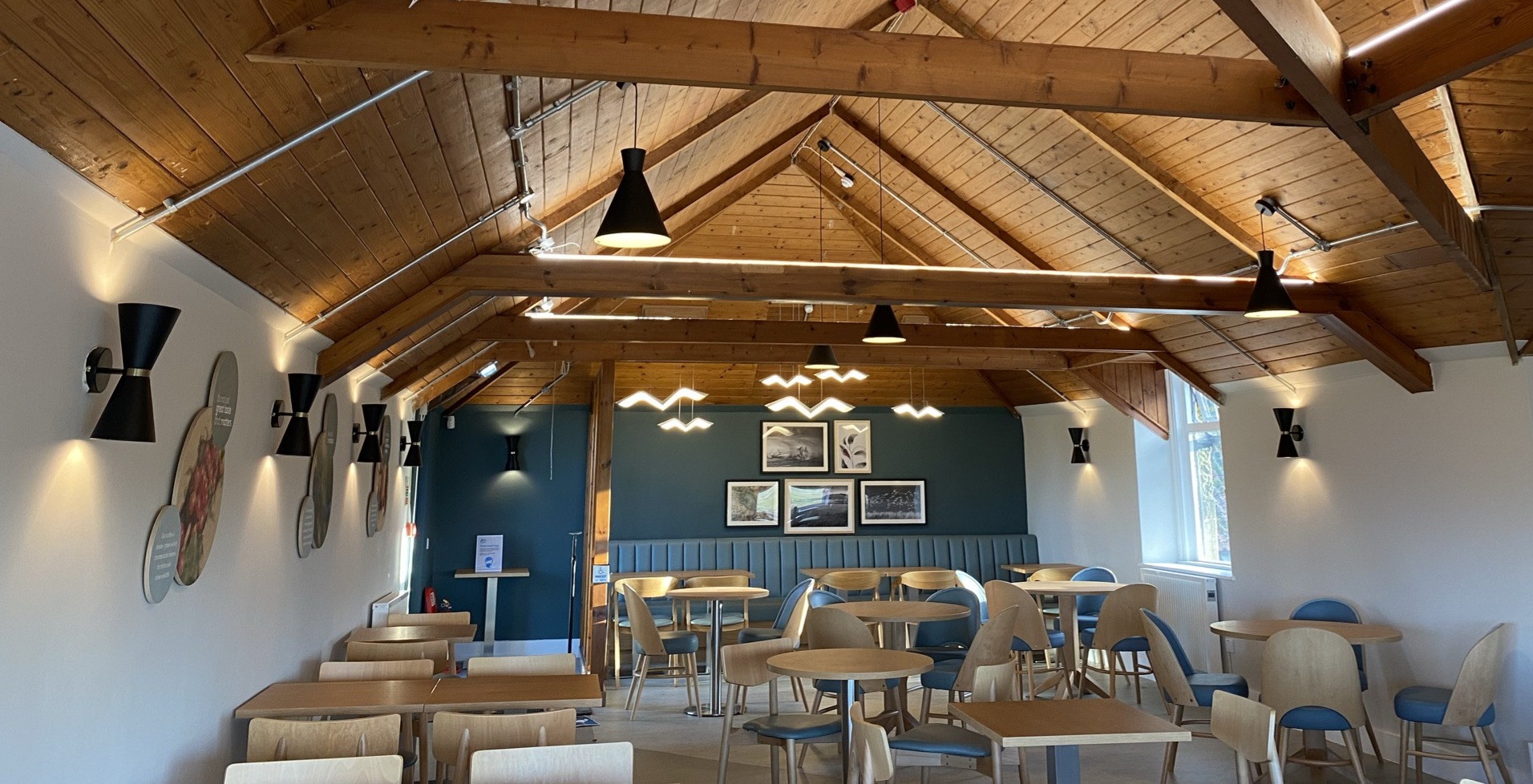 Spot on lighting for RSPB Loch Leven's new café