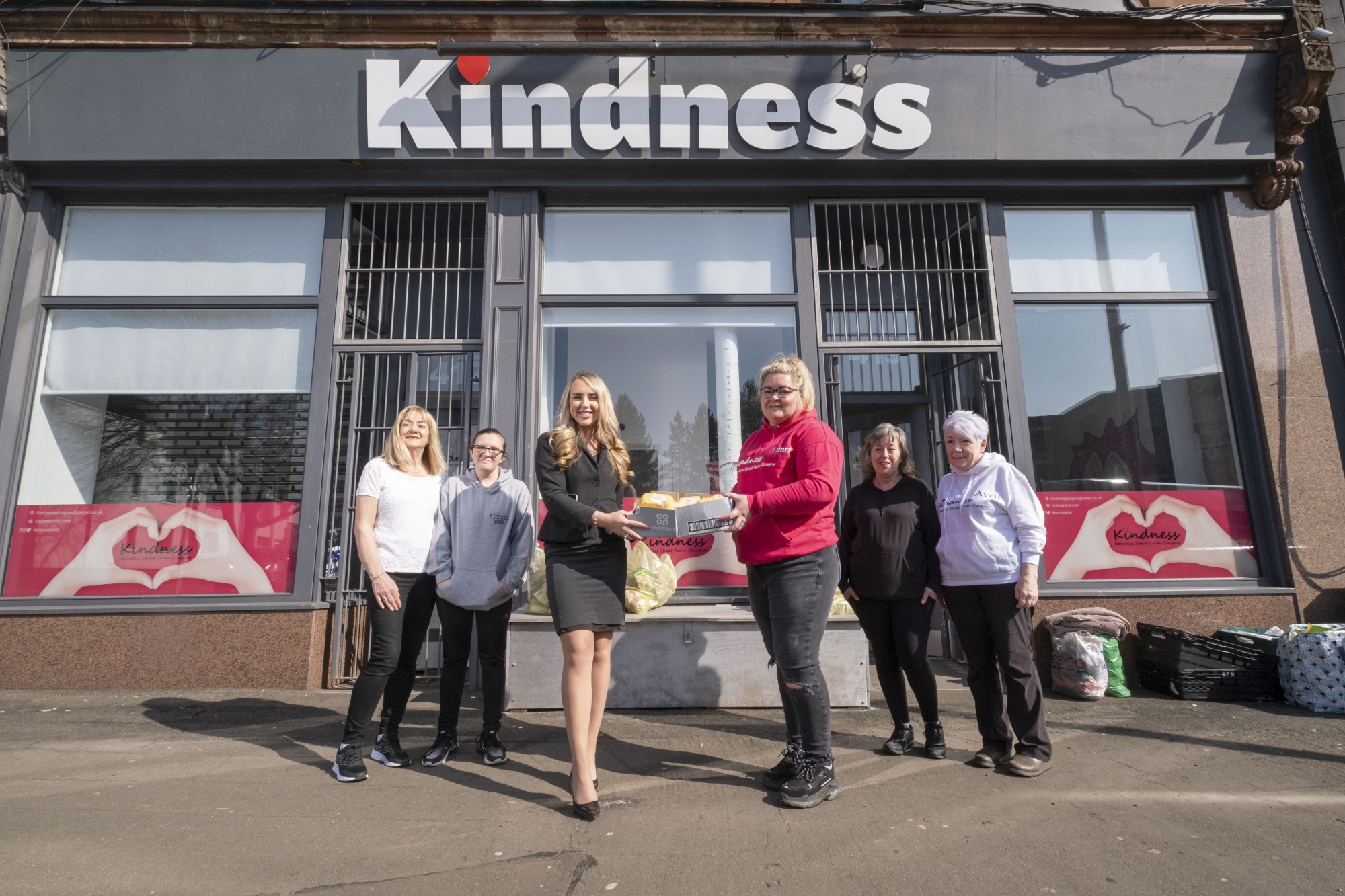 Cala hands £1,500 boost to Kindness Homeless Street Team