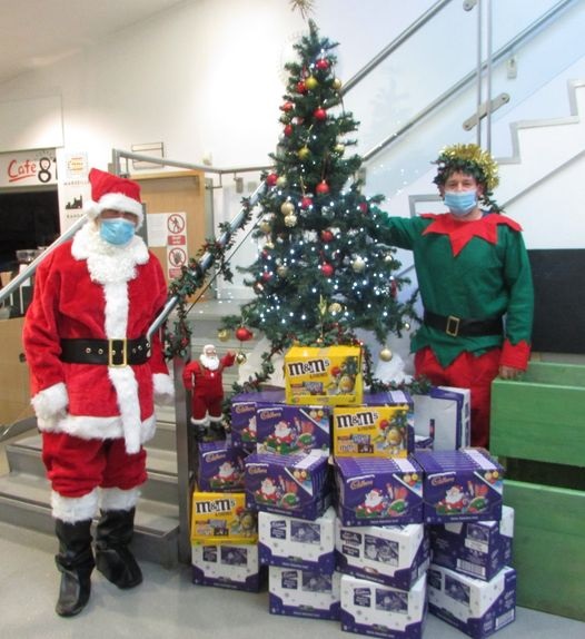 Clydebank Housing Association's Centre81 donates selection boxes to kids clubs