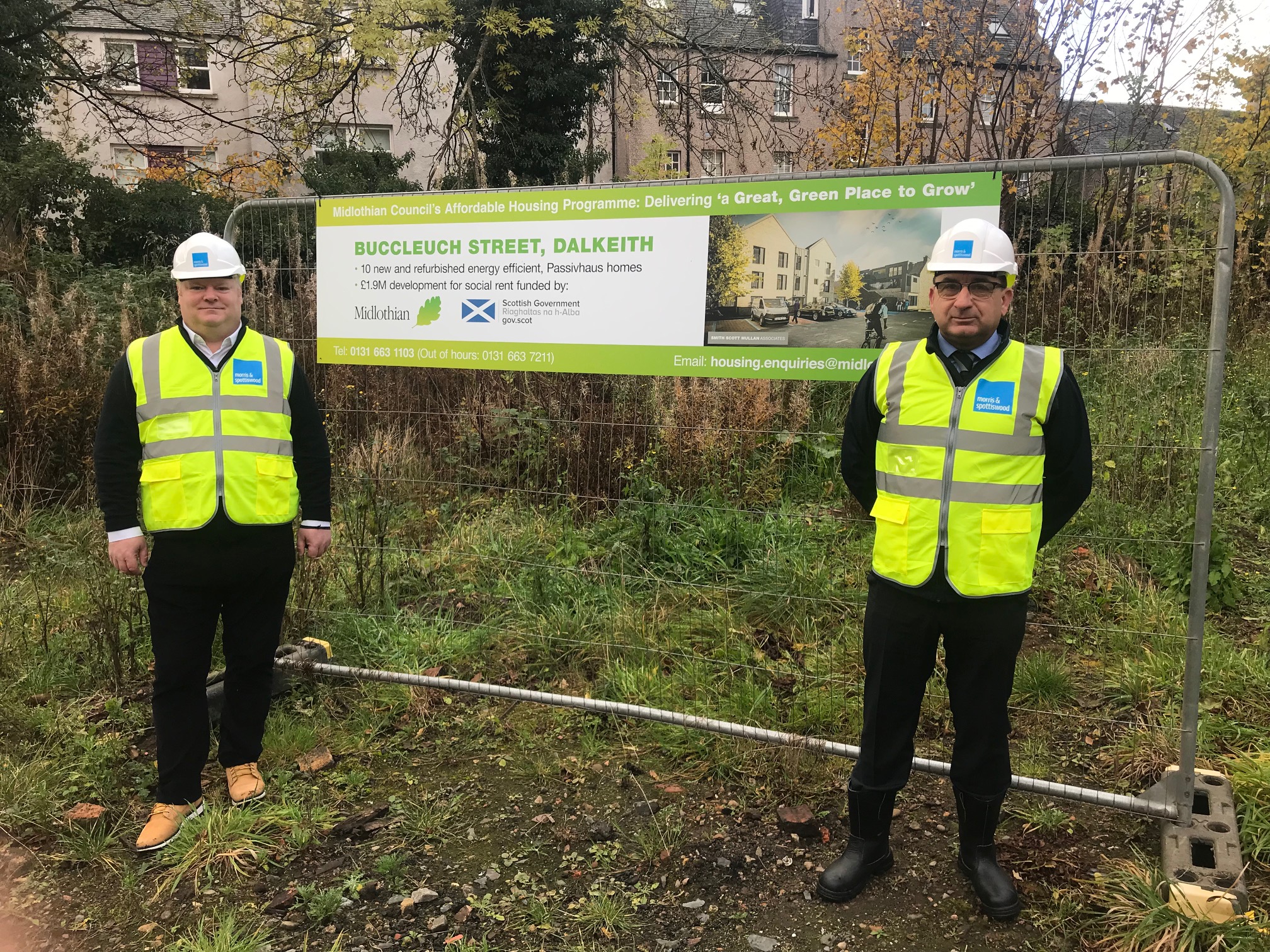 Scotland’s largest Passivhaus programme underway in Midlothian