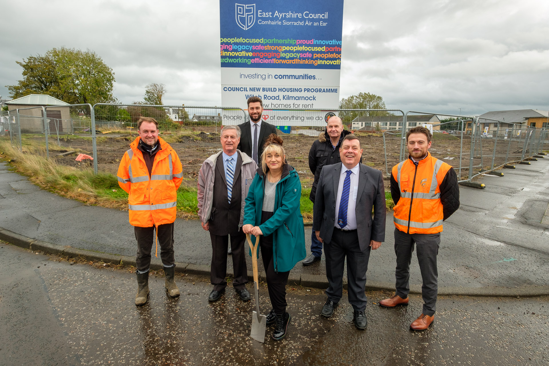 CCG starts work on new council housing development in Kilmarnock