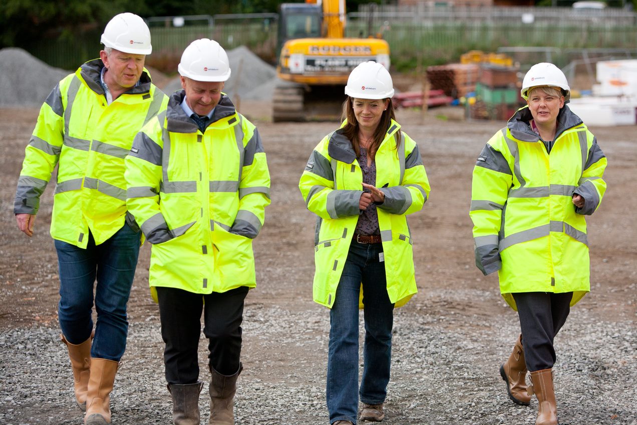 First new homes take shape at Caerlee Mill