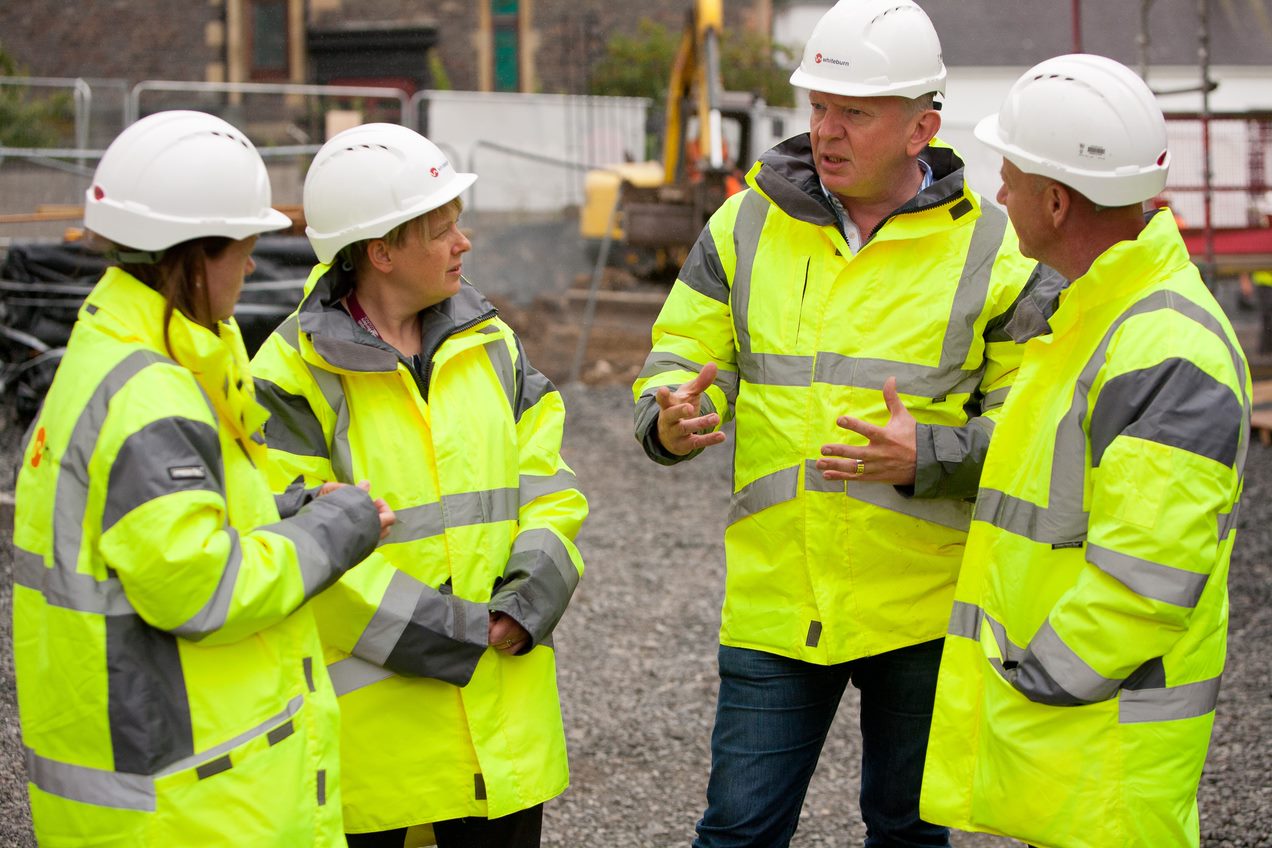 First new homes take shape at Caerlee Mill