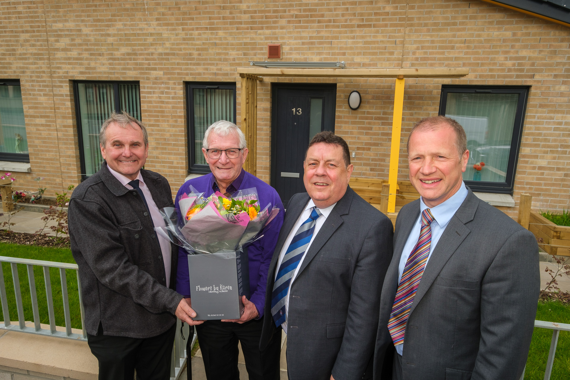 Welcome mat rolled out at new council homes in Kilmarnock