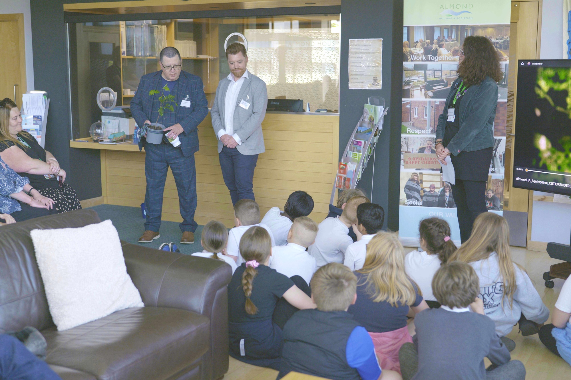Almond Housing premieres animation celebrating Craigshill's 'Squinty Tree'