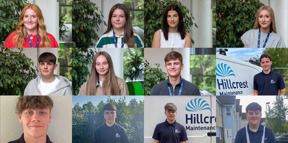 Hillcrest welcomes 12 new apprentices across the organisation