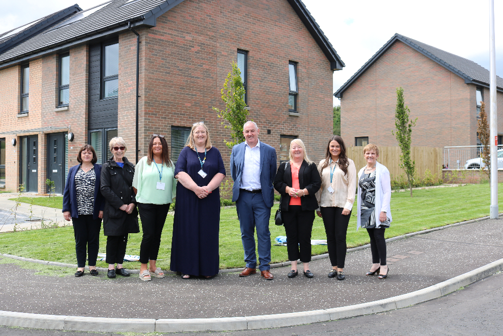 Housing minister visits Fife Housing Group’s new community-focused development