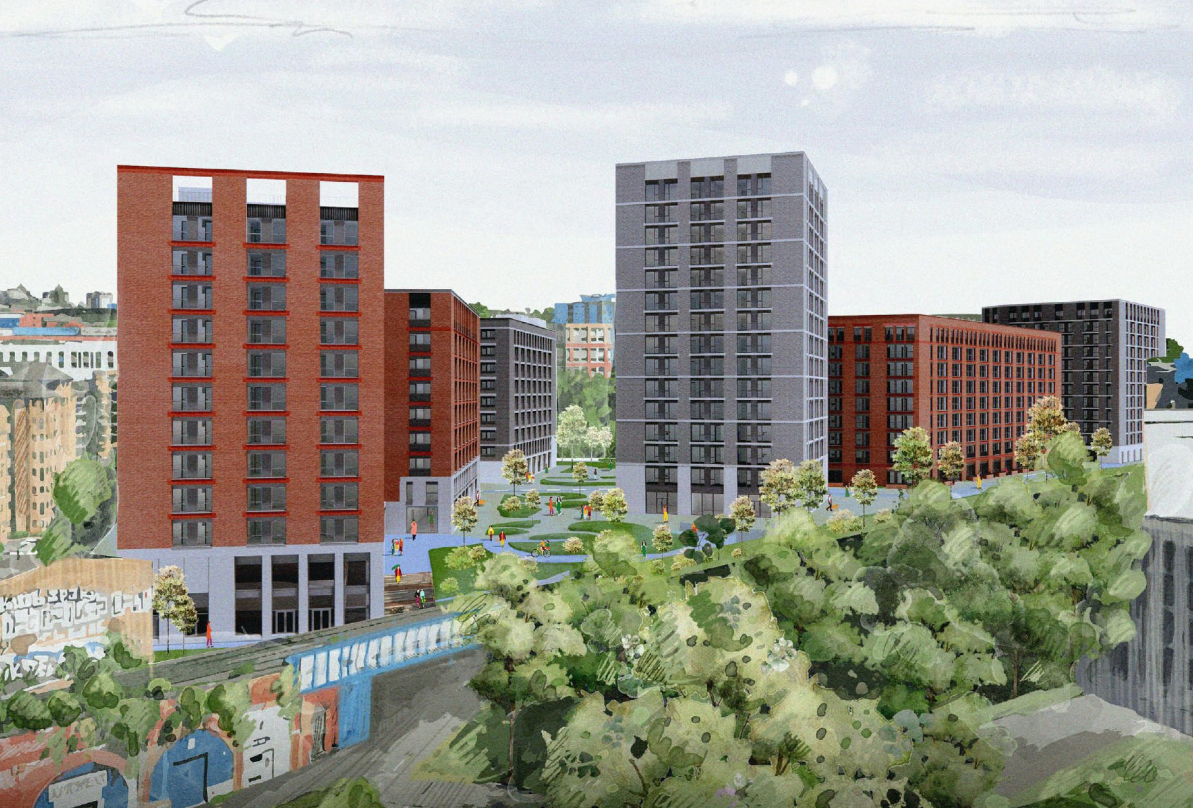 More than 1,700 homes and student rooms approved for College Street Goods Yard site