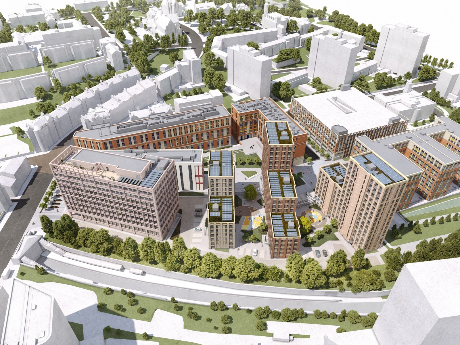 Mixed-use development plans lodged for Glasgow's Collegelands site
