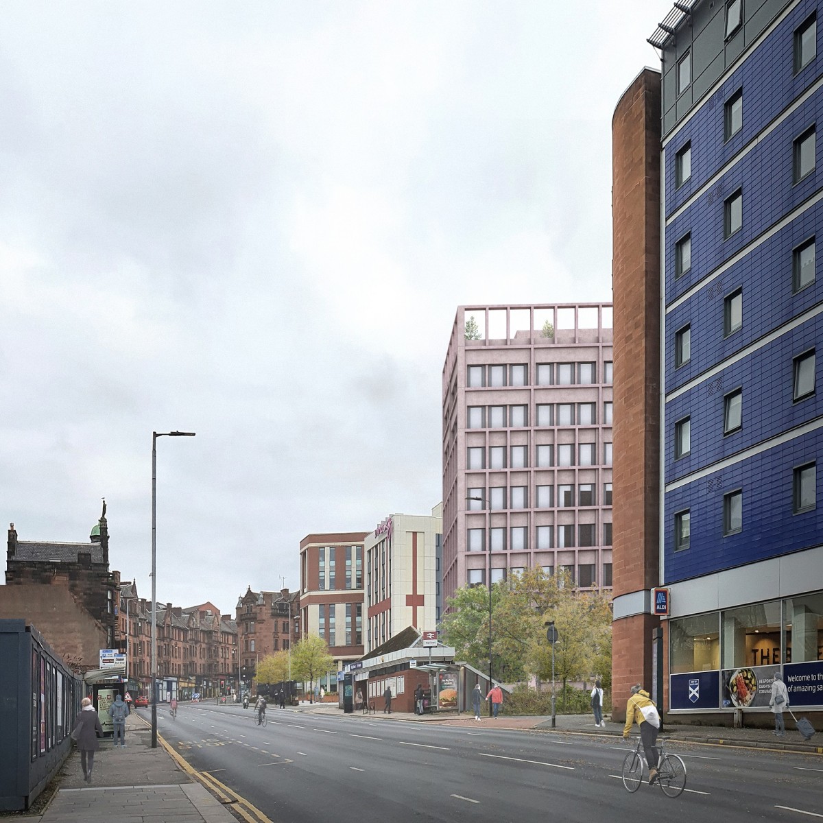 Mixed-use development plans lodged for Glasgow's Collegelands site