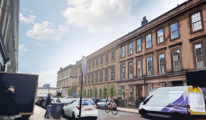 15 social homes proposed for Glasgow conservation area