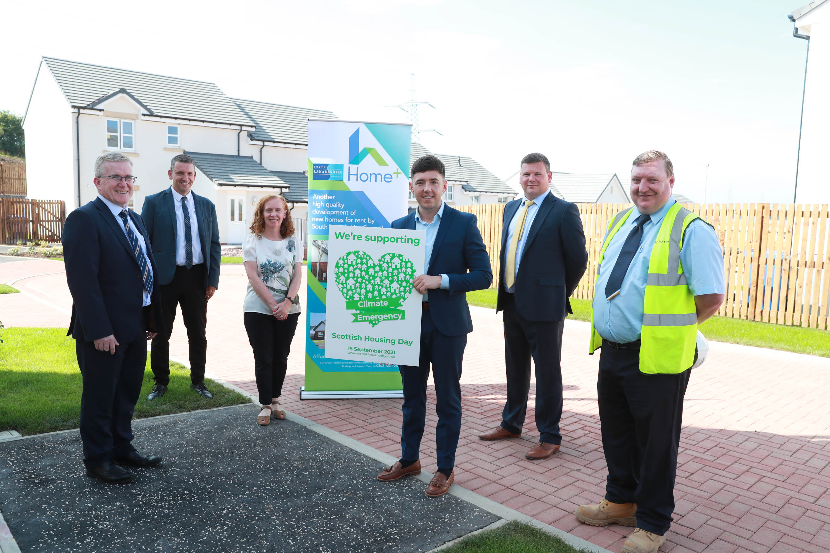 South Lanarkshire Council marks Scottish Housing Day with development visit