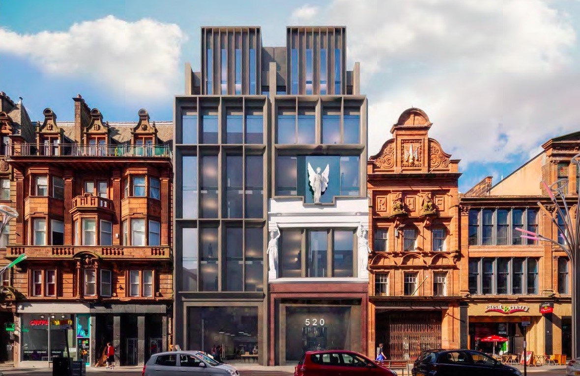 Sauchiehall Street co-living tower bid reduced in scale