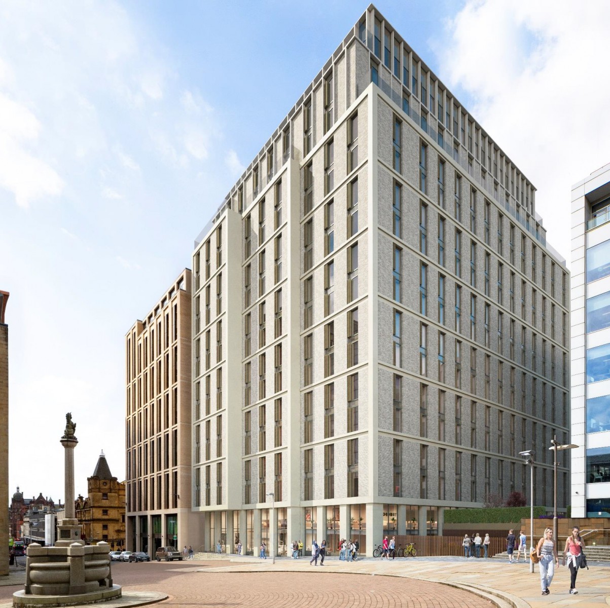 Revised plans lodged for student accommodation at former STV Glasgow site