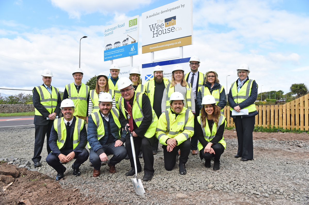 Work begins on £3.43m council housing project in North Ayrshire